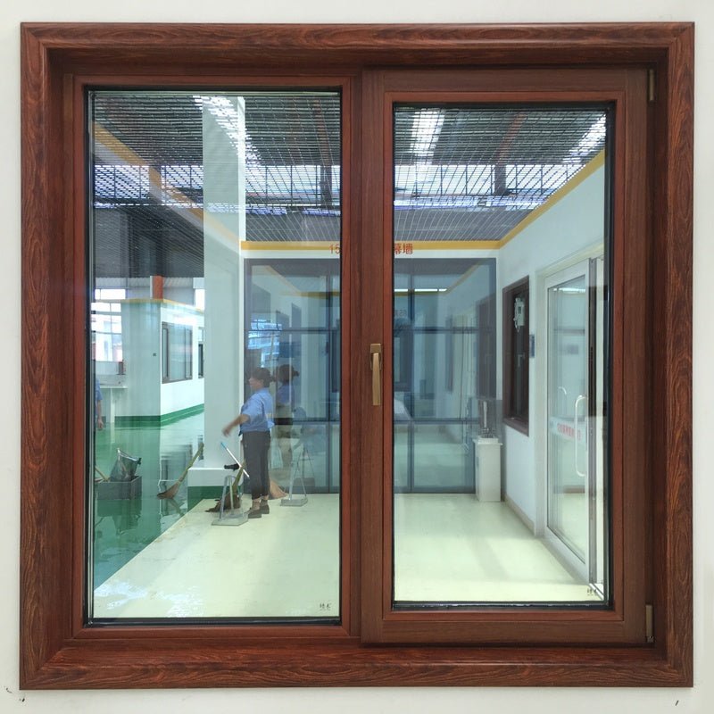 Washington waterproof thermal break aluminum with wood cladding tilt turn window with high quality nfrc american standard - Doorwin Group Windows & Doors