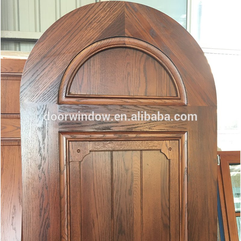 Waterproof door villa wood used exterior doors for sale by Doorwin on Alibaba — product image 5