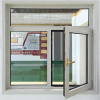 White Aluminum Tilt Turn Casement Windows in accordance to America Building Code by Doorwin on Alibaba — thumbnail 6
