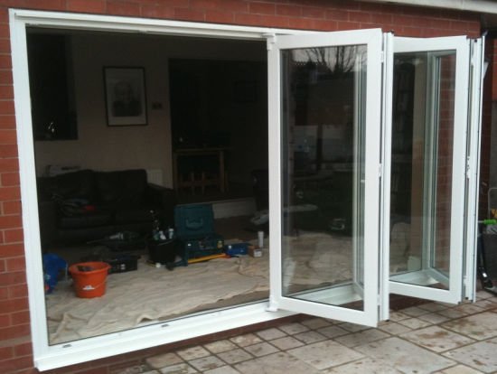 White Color Aluminum Bi Folding Door - China Aluminum Folding Door, Door - Doorwin Group Windows & Doors