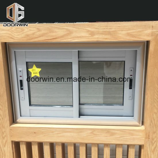 White Color Thermal Break Aluminum Sliding Window with Fly Screen - China Aluminum Horizontal Sliding Window, Aluminium Window - Doorwin Group Windows & Doors