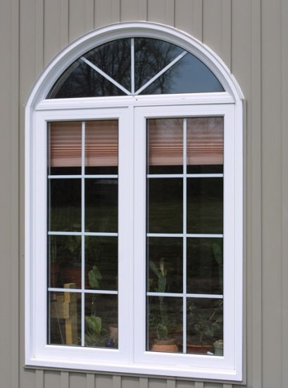 White Color UPVC Casement Window with Double Glazing - China UPVC Casement Window, UPVC Window — product image 0