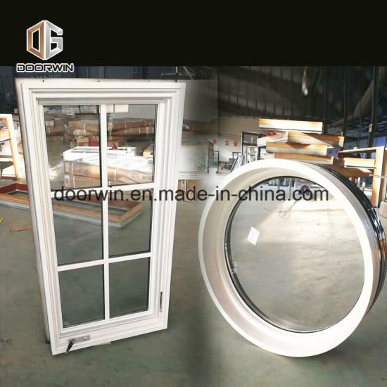 White Solid Wood American Crank Open Window - China Outward Opening Window, Swing out Window — product image 0
