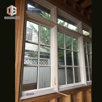 white solid wood crank open window — thumbnail 15