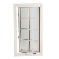 white solid wood crank open window — thumbnail 2