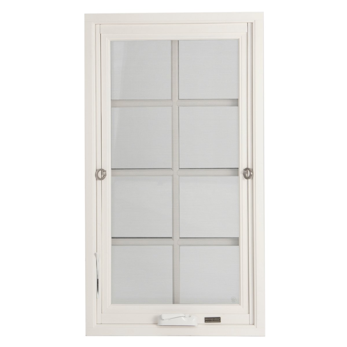 white solid wood crank open window — product image 1