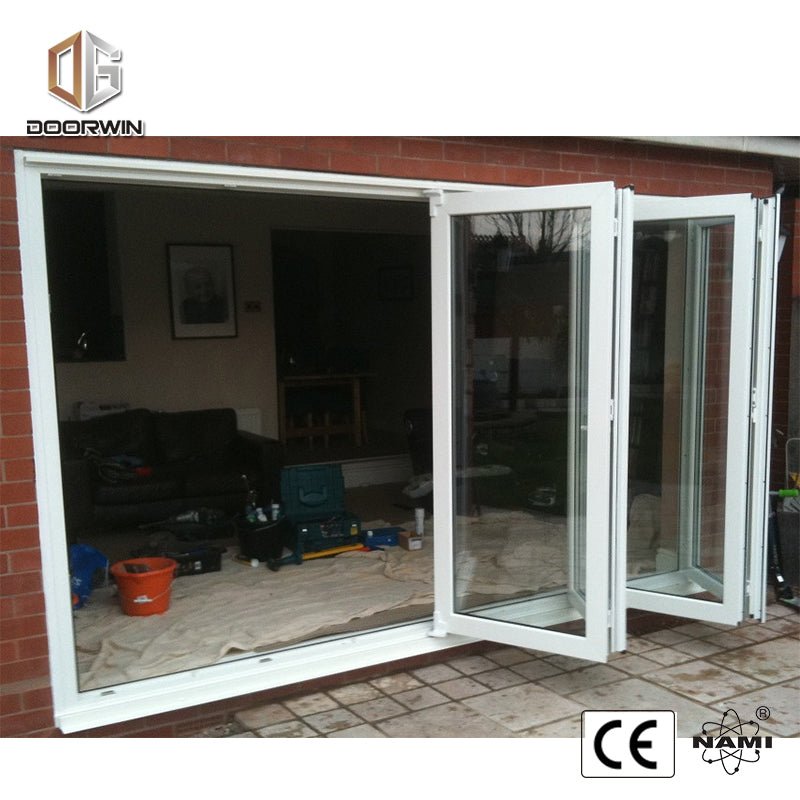 WHITE THERMAL BREAK ALUMINUM BI-FOLDING DOOR - Doorwin Group Windows & Doors