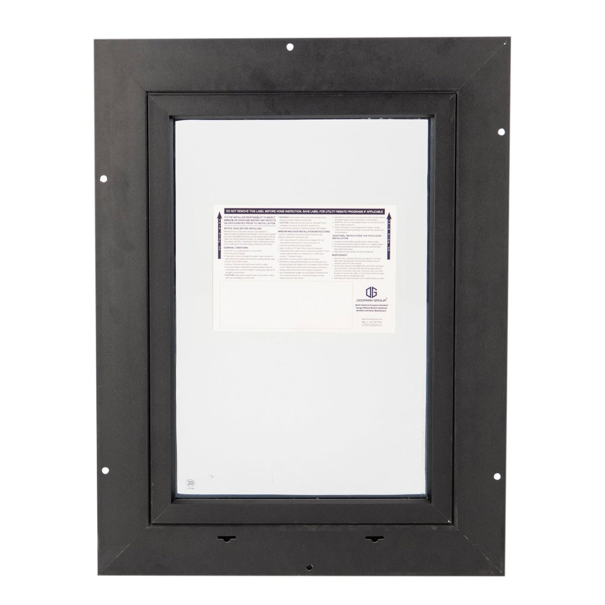 WHITE(interior) BLACK(exterior) THERMAL BREAK ALUMINUM TILT TURN WINDOW with fixed mosquito net - Doorwin Group Windows & Doors