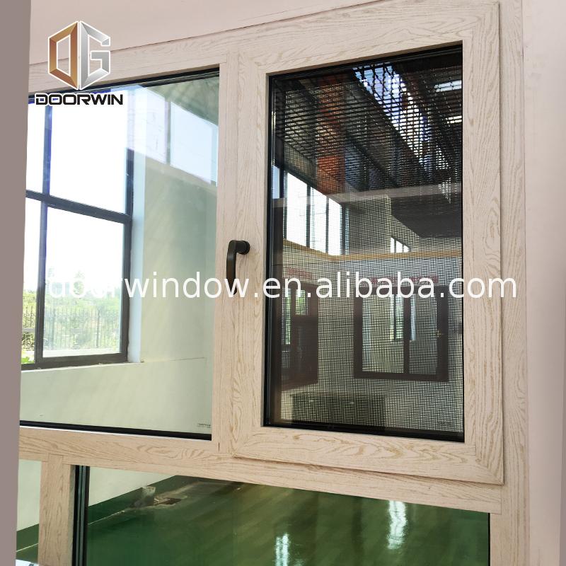 Wholesale efficient windows double pane thermal glazing casement entry inswing open style - Doorwin Group Windows & Doors