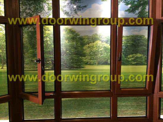 Wood Aluminum Replacement Windows, Best Quality Wood Aluminum Windows with Double Glazed Glass - China High Class Wood Alu Window, Alu Wood Window — product image 0