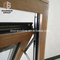 wood frame shutters awning window by Doorwin on Alibaba — thumbnail 7