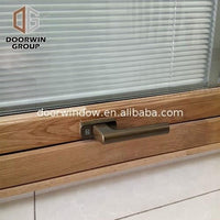 wood frame shutters awning window by Doorwin on Alibaba — thumbnail 3