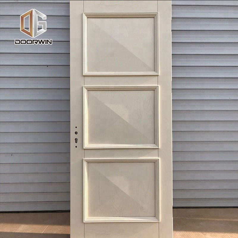 wood veneer MDF board flat panel dressing study room door cheap wooden interior doorsby Doorwin — product image 3