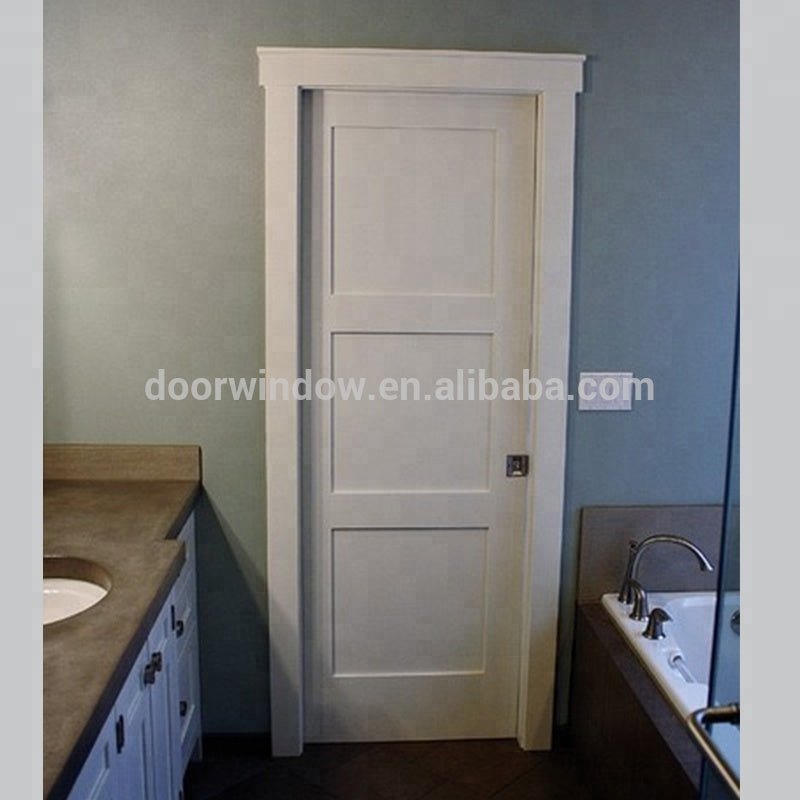 wood veneer MDF board flat panel dressing study room door cheap wooden interior doorsby Doorwin — product image 5
