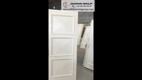 wood veneer MDF board flat panel dressing study room door cheap wooden interior doorsby Doorwin — thumbnail 2