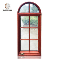 wooden aluminum arched shaped round window for sale by Doorwin — thumbnail 1