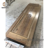 Wooden doors for arc interiors wood grain entrance door solid wood with patterns casement door — thumbnail 6