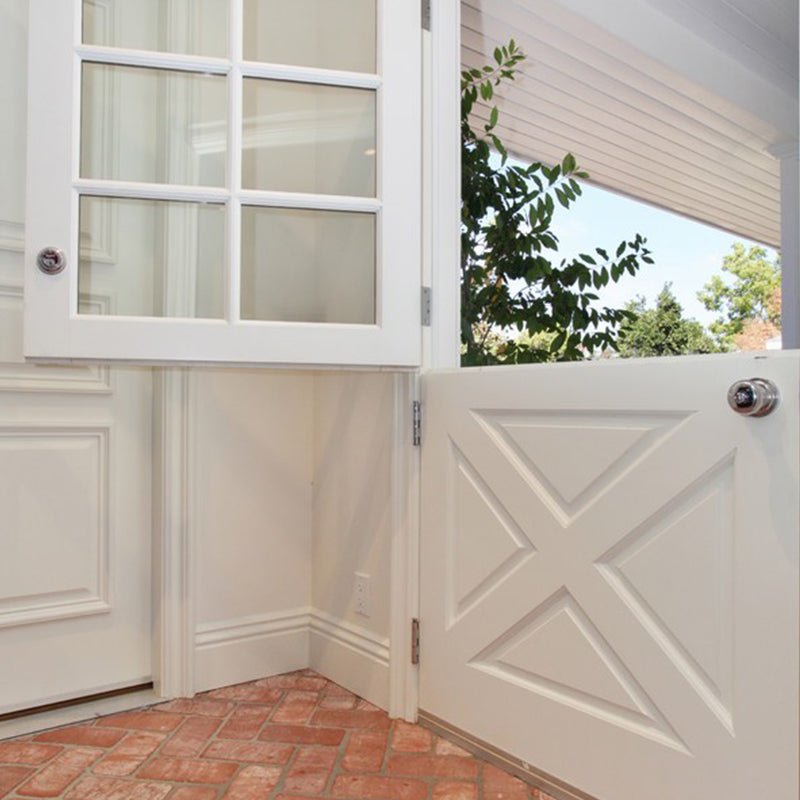 Wooden single main door design entrance dutch doors for September discountby Doorwin — product image 1