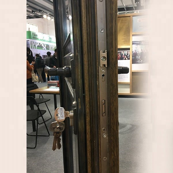Wooden single main door design steel main door designs front by Doorwin on Alibaba - Doorwin Group Windows & Doors