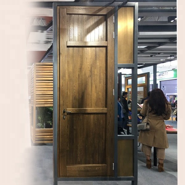 Wooden single main door design steel main door designs front by Doorwin on Alibaba - Doorwin Group Windows & Doors