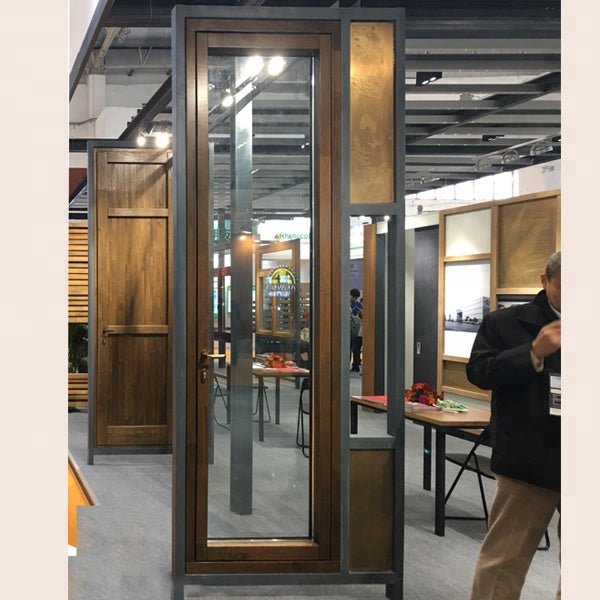 Wooden single main door design steel main door designs front by Doorwin on Alibaba - Doorwin Group Windows & Doors